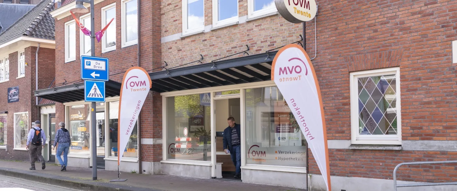 Kantoor van OVM Twente aan de Grotestraat in Borne.